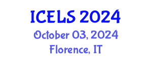 International Conference on Education and Learning Sciences (ICELS) October 03, 2024 - Florence, Italy