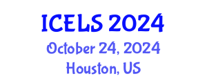 International Conference on Education and Learning Sciences (ICELS) October 24, 2024 - Houston, United States