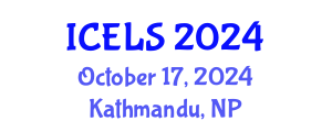 International Conference on Education and Learning Sciences (ICELS) October 17, 2024 - Kathmandu, Nepal
