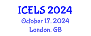 International Conference on Education and Learning Sciences (ICELS) October 17, 2024 - London, United Kingdom