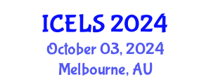 International Conference on Education and Learning Sciences (ICELS) October 03, 2024 - Melbourne, Australia