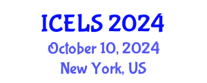 International Conference on Education and Learning Sciences (ICELS) October 10, 2024 - New York, United States