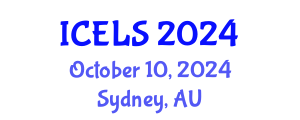 International Conference on Education and Learning Sciences (ICELS) October 10, 2024 - Sydney, Australia