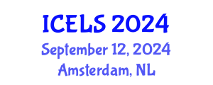 International Conference on Education and Learning Sciences (ICELS) September 12, 2024 - Amsterdam, Netherlands