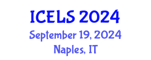 International Conference on Education and Learning Sciences (ICELS) September 19, 2024 - Naples, Italy