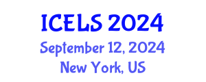 International Conference on Education and Learning Sciences (ICELS) September 12, 2024 - New York, United States
