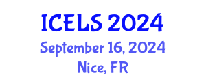 International Conference on Education and Learning Sciences (ICELS) September 16, 2024 - Nice, France
