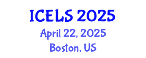 International Conference on Education and Learning Sciences (ICELS) April 22, 2025 - Boston, United States
