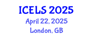 International Conference on Education and Learning Sciences (ICELS) April 22, 2025 - London, United Kingdom