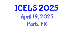 International Conference on Education and Learning Sciences (ICELS) April 19, 2025 - Paris, France