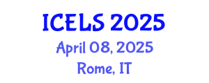 International Conference on Education and Learning Sciences (ICELS) April 08, 2025 - Rome, Italy
