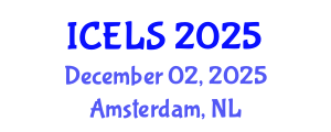 International Conference on Education and Learning Sciences (ICELS) December 02, 2025 - Amsterdam, Netherlands