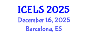 International Conference on Education and Learning Sciences (ICELS) December 16, 2025 - Barcelona, Spain
