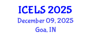 International Conference on Education and Learning Sciences (ICELS) December 09, 2025 - Goa, India