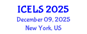 International Conference on Education and Learning Sciences (ICELS) December 09, 2025 - New York, United States