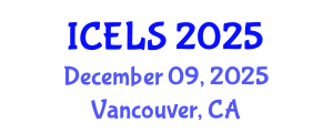 International Conference on Education and Learning Sciences (ICELS) December 09, 2025 - Vancouver, Canada