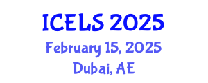International Conference on Education and Learning Sciences (ICELS) February 15, 2025 - Dubai, United Arab Emirates