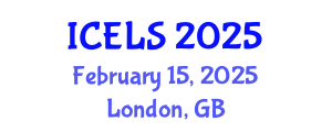 International Conference on Education and Learning Sciences (ICELS) February 15, 2025 - London, United Kingdom
