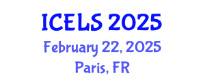 International Conference on Education and Learning Sciences (ICELS) February 22, 2025 - Paris, France