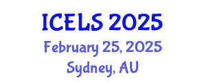 International Conference on Education and Learning Sciences (ICELS) February 25, 2025 - Sydney, Australia