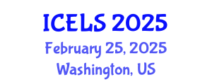 International Conference on Education and Learning Sciences (ICELS) February 25, 2025 - Washington, United States