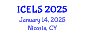 International Conference on Education and Learning Sciences (ICELS) January 14, 2025 - Nicosia, Cyprus