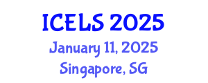 International Conference on Education and Learning Sciences (ICELS) January 11, 2025 - Singapore, Singapore
