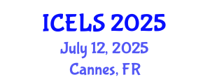 International Conference on Education and Learning Sciences (ICELS) July 12, 2025 - Cannes, France