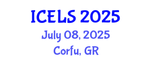 International Conference on Education and Learning Sciences (ICELS) July 08, 2025 - Corfu, Greece