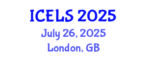 International Conference on Education and Learning Sciences (ICELS) July 26, 2025 - London, United Kingdom