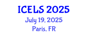 International Conference on Education and Learning Sciences (ICELS) July 19, 2025 - Paris, France