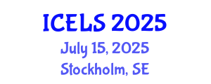 International Conference on Education and Learning Sciences (ICELS) July 15, 2025 - Stockholm, Sweden