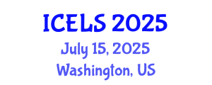International Conference on Education and Learning Sciences (ICELS) July 15, 2025 - Washington, United States