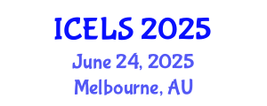 International Conference on Education and Learning Sciences (ICELS) June 24, 2025 - Melbourne, Australia