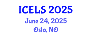 International Conference on Education and Learning Sciences (ICELS) June 24, 2025 - Oslo, Norway
