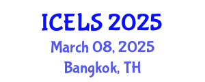 International Conference on Education and Learning Sciences (ICELS) March 08, 2025 - Bangkok, Thailand