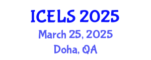 International Conference on Education and Learning Sciences (ICELS) March 25, 2025 - Doha, Qatar