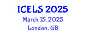 International Conference on Education and Learning Sciences (ICELS) March 15, 2025 - London, United Kingdom