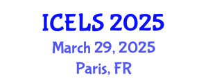 International Conference on Education and Learning Sciences (ICELS) March 29, 2025 - Paris, France
