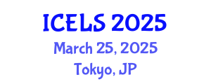 International Conference on Education and Learning Sciences (ICELS) March 25, 2025 - Tokyo, Japan