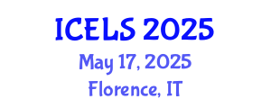 International Conference on Education and Learning Sciences (ICELS) May 17, 2025 - Florence, Italy