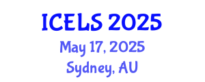 International Conference on Education and Learning Sciences (ICELS) May 17, 2025 - Sydney, Australia
