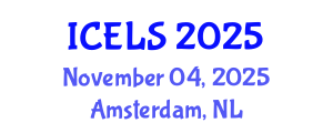 International Conference on Education and Learning Sciences (ICELS) November 04, 2025 - Amsterdam, Netherlands