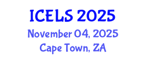 International Conference on Education and Learning Sciences (ICELS) November 04, 2025 - Cape Town, South Africa