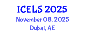 International Conference on Education and Learning Sciences (ICELS) November 08, 2025 - Dubai, United Arab Emirates