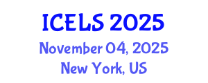International Conference on Education and Learning Sciences (ICELS) November 04, 2025 - New York, United States