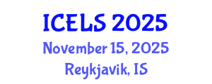 International Conference on Education and Learning Sciences (ICELS) November 15, 2025 - Reykjavik, Iceland