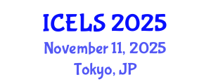 International Conference on Education and Learning Sciences (ICELS) November 11, 2025 - Tokyo, Japan