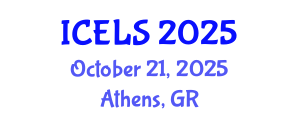 International Conference on Education and Learning Sciences (ICELS) October 21, 2025 - Athens, Greece