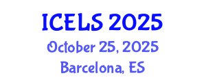 International Conference on Education and Learning Sciences (ICELS) October 25, 2025 - Barcelona, Spain